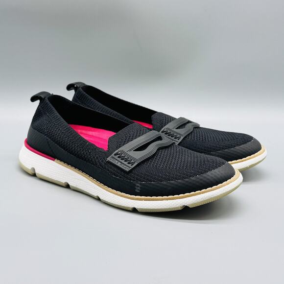 Cole Haan Shoes Women 6.5 Black Knit Stitchlite Zerogrand Sneaker Casual Slip On - Picture 2 of 13